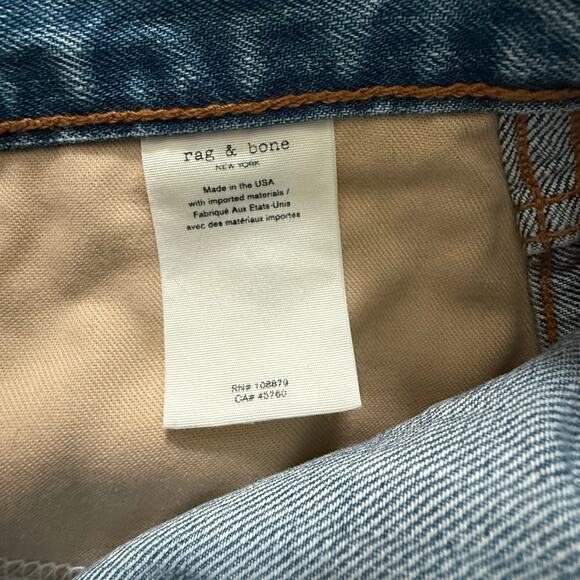 Rag & Bone Blue Denim Mini Skirt Size 25 - Picture 10 of 10